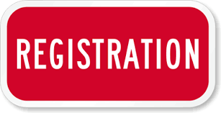  Registration sign